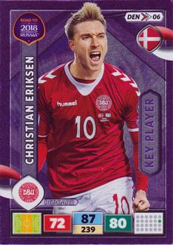 2017 Panini Adrenalyn XL Road to 2018 World Cup #DEN06 Christian Eriksen Front