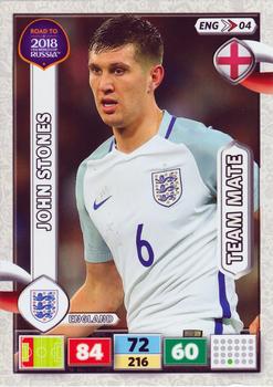 2017 Panini Adrenalyn XL Road to 2018 World Cup #ENG04 John Stones Front