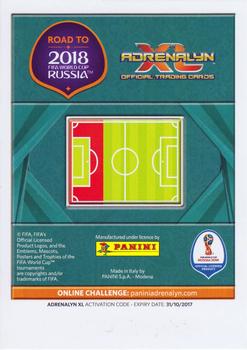 2017 Panini Adrenalyn XL Road to 2018 World Cup #FIN07 Sauli Väisänen Back