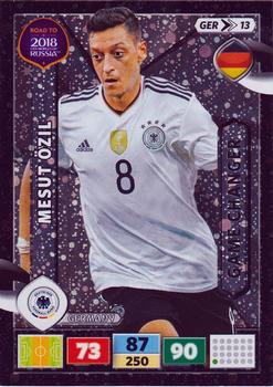 2017 Panini Adrenalyn XL Road to 2018 World Cup #GER13 Mesut Özil Front