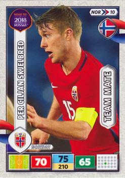 2017 Panini Adrenalyn XL Road to 2018 World Cup #NOR10 Per Ciljan Skjelbred Front