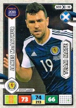 2017 Panini Adrenalyn XL Road to 2018 World Cup #SCO10 James McArthur Front