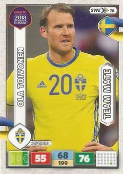 2017 Panini Adrenalyn XL Road to 2018 World Cup #SWE16 Ola Toivonen Front