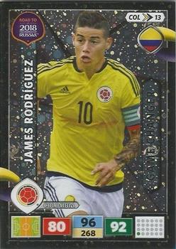 2017 Panini Adrenalyn XL Road to 2018 World Cup #COL13 James Rodriguez Front