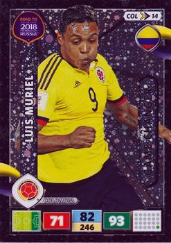 2017 Panini Adrenalyn XL Road to 2018 World Cup #COL14 Luis Muriel Front