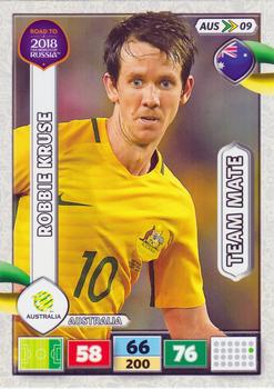 2017 Panini Adrenalyn XL Road to 2018 World Cup #AUS09 Robbie Kruse Front
