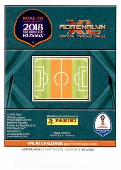 2017 Panini Adrenalyn XL Road to 2018 World Cup - Limited Editions #NNO Perparim Hetemaj Back