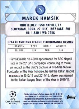 2017 Topps UEFA Champions League Showcase - Red #183 Marek Hamsik Back