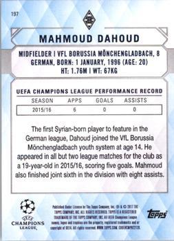 2017 Topps UEFA Champions League Showcase - Red #197 Mahmoud Dahoud Back