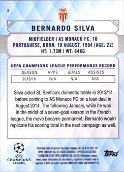 2017 Topps UEFA Champions League Showcase - Champions #9 Bernardo Silva Back