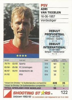1992-93 Shooting Stars Dutch League #122 Adri van Tiggelen Back