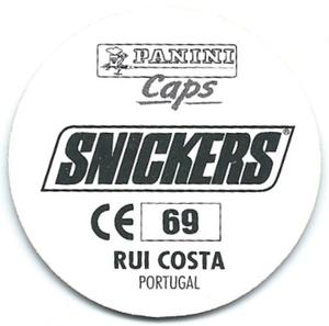 1996 Panini Euro 96 Caps #69 Rui Costa Back