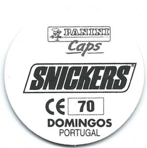1996 Panini Euro 96 Caps #70 Domingos Back