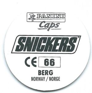 1996 Panini Euro 96 Caps #66 Henning Berg Back