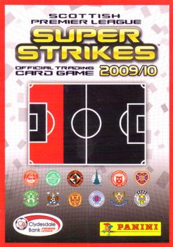 2009 Panini Scottish Premier League Super Strikes #NNO Andy Webster Back