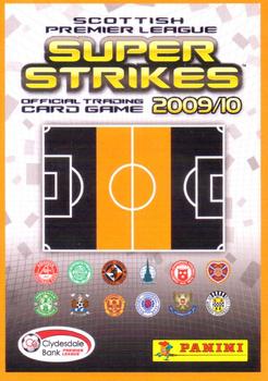 2009 Panini Scottish Premier League Super Strikes #NNO John Paul Kissock Back