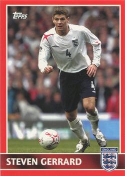 2005 Topps England #30 Steven Gerrard Front