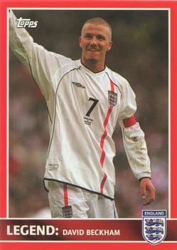 2005 Topps England #76 David Beckham Front