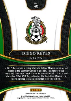 2017-18 Panini Select #40 Diego Reyes Back