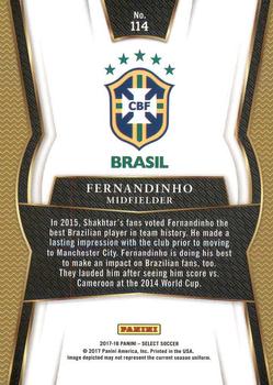2017-18 Panini Select #114 Fernandinho Back