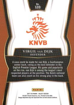 2017-18 Panini Select #128 Virgil van Dijk Back
