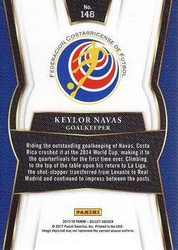 2017-18 Panini Select #148 Keylor Navas Back