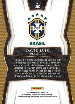 2017-18 Panini Select #150 David Luiz Back
