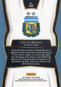 2017-18 Panini Select #156 Lucas Biglia Back