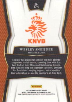 2017-18 Panini Select #174 Wesley Sneijder Back