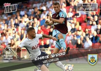 2017-18 Topps Now Premier League #15 Chris Wood Front