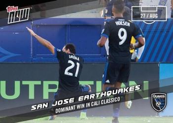 2017 Topps Now MLS #69 San Jose Earthquakes Front