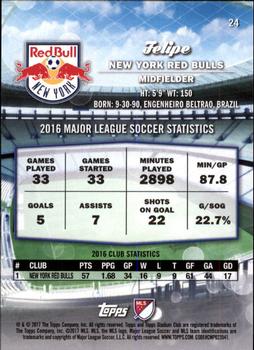 2017 Stadium Club MLS - Black & White #24 Felipe Back