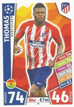 2017-18 Topps Match Attax UEFA Champions League #50 Thomas Front