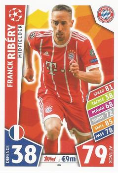 2017-18 Topps Match Attax UEFA Champions League #66 Franck Ribéry Front