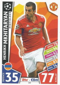 2017-18 Topps Match Attax UEFA Champions League #153 Henrikh Mkhitaryan Front