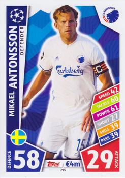 2017-18 Topps Match Attax UEFA Champions League #295 Mikael Antonsson Front