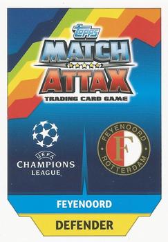 2017-18 Topps Match Attax UEFA Champions League #347 Miquel Nelom Back