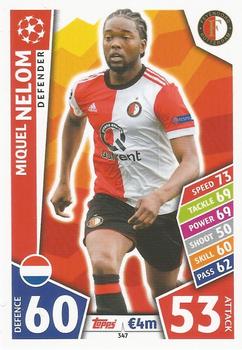 2017-18 Topps Match Attax UEFA Champions League #347 Miquel Nelom Front