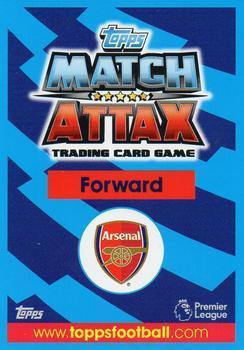 2017-18 Topps Match Attax Premier League #35 Alexis Sanchez Back