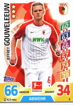 2017-18 Topps Match Attax Bundesliga #5 Jeffrey Gouweleeuw Front