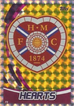2017-18 Topps Match Attax SPFL #73 Heart of Midlothian Club Badge Front