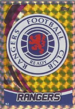 2017-18 Topps Match Attax SPFL #163 Rangers Club Badge Front