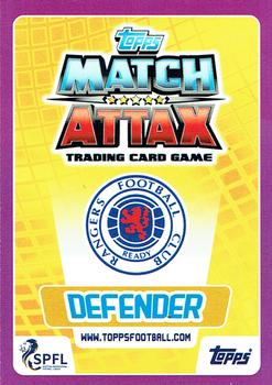 2017-18 Topps Match Attax SPFL #166 Lee Wallace Back