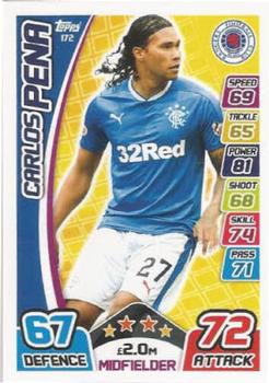 2017-18 Topps Match Attax SPFL #172 Carlos Pena Front