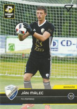 2017-18 SportZoo Futbalové Slovensko #S115 Jan Malec Front