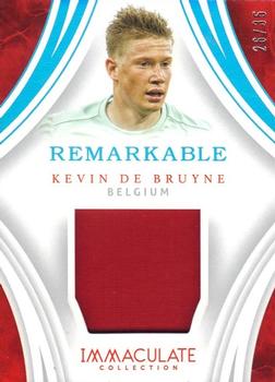 2017-18 Panini Immaculate Collection - Remarkable Memorabilia Blue #RM-KDB Kevin De Bruyne Front
