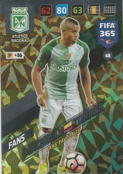 2017-18 Panini Adrenalyn XL FIFA 365 #48 Macnelly Torres Front