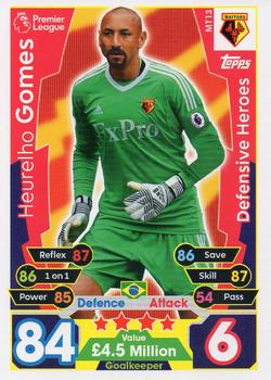 2017-18 Topps Match Attax Premier League - Mega Tin Exclusives : Defensive Heroes #MT13 Heurelho Gomes Front
