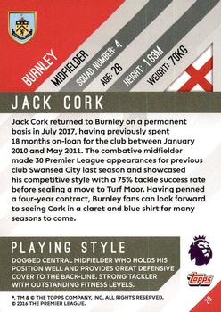 2017-18 Topps Premier Gold #28 Jack Cork Back