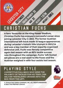 2017-18 Topps Premier Gold #61 Christian Fuchs Back